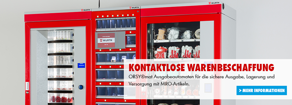 Kontaktlose Warenbeschaffung mit Automatensystemen