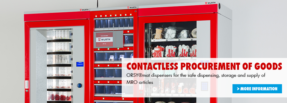 Contactless procurement of goods with vending machines