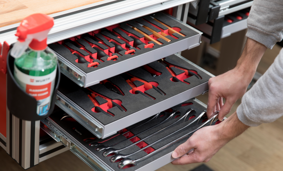 The optimal storage for tools