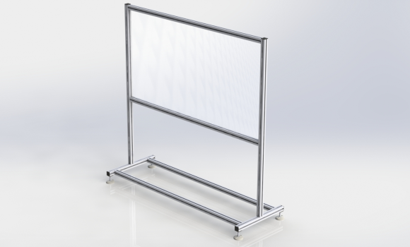 Hygiene-Schutzwand aus Plexiglas Hygiene-Schutzwand aus Plexiglas