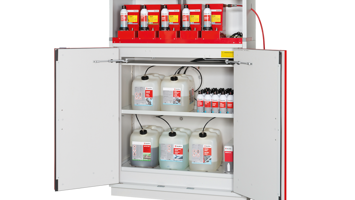 Safe storage of hazardous substances
